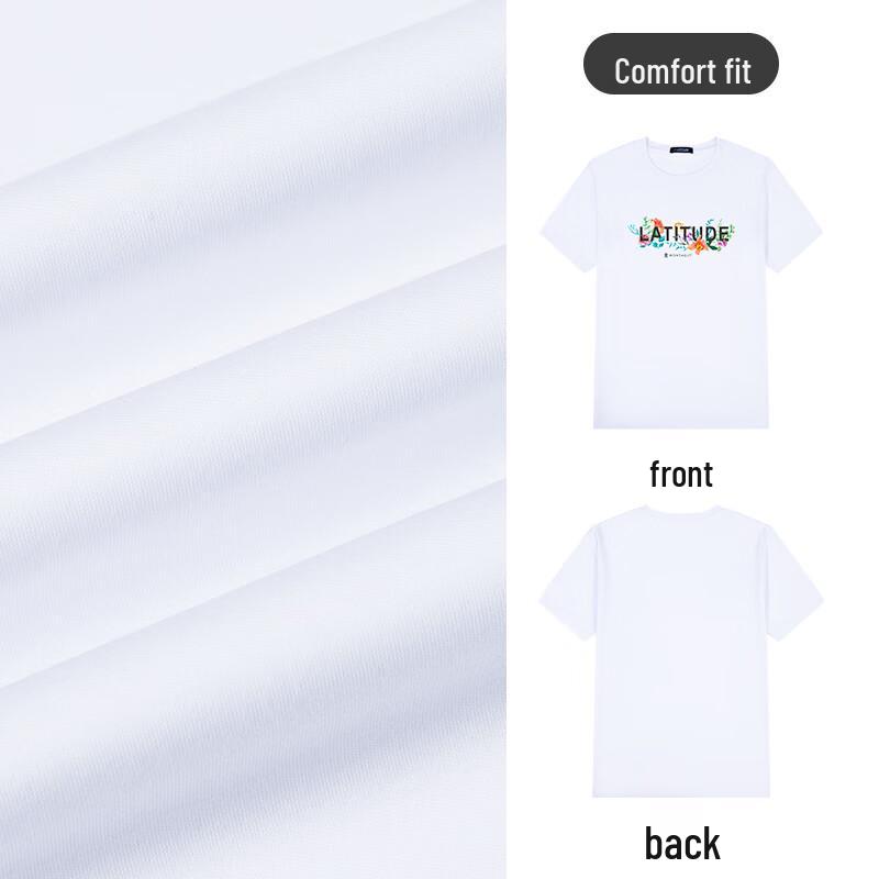 MONTAGUT Men's Pure Cotton Cool & Breathable Short Sleeve T-Shirt
