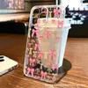 Full screen bow for iPhone phone case 13/12/11 Apple 15/14promax transparent 16Pro soft