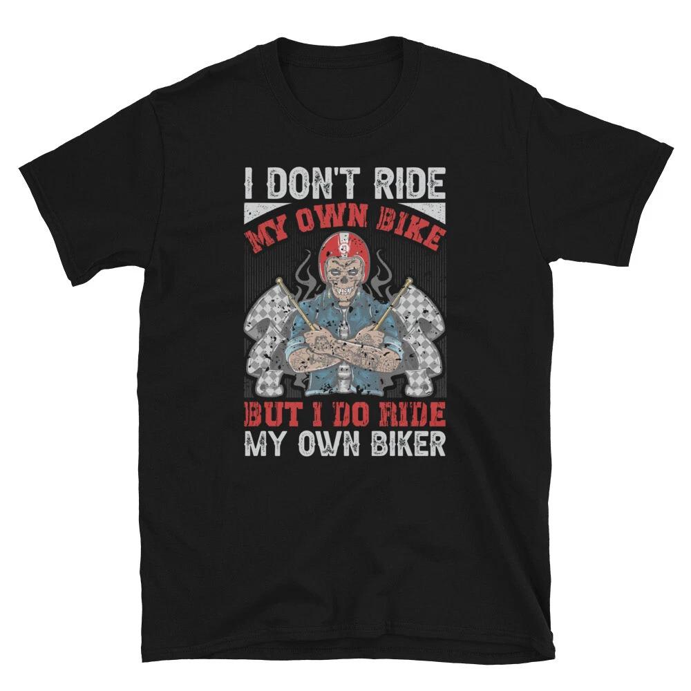 Chopper Cruiser Motorbike My Own Biker T-Shirt Skeleton Design Biker T-Shirt XXXL