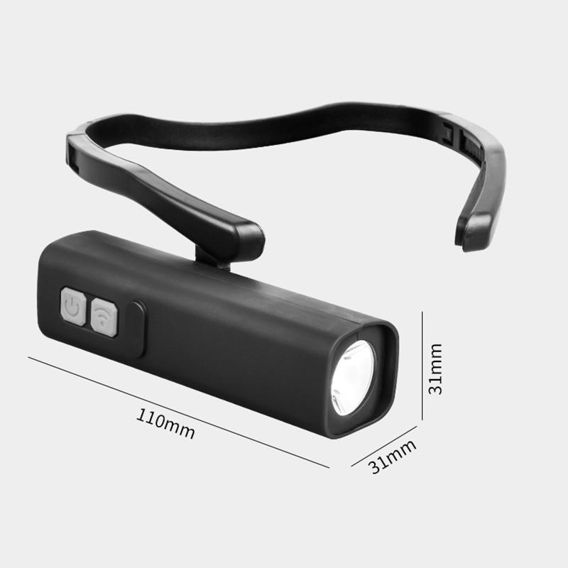 Rechargeable Waterproof Head Flashlight Ear Clip Headlamp– Bright LED Headlight For Fishing Hiking Running Cycling Outdoor