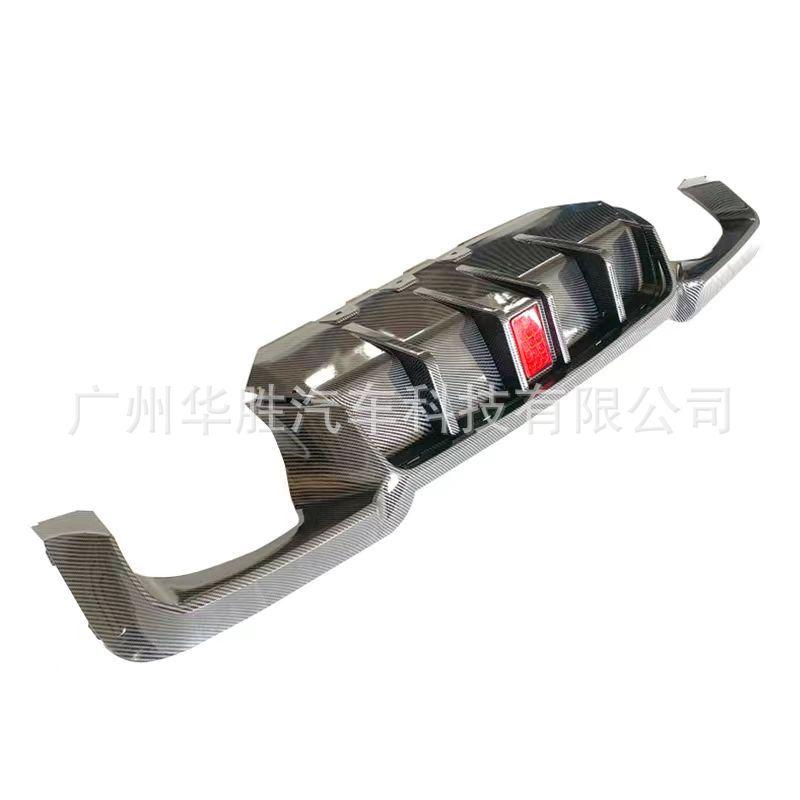 BMW 5 Series Carbon Fiber Rear Lip, M5 Style, Compatible with Lights On 530li.