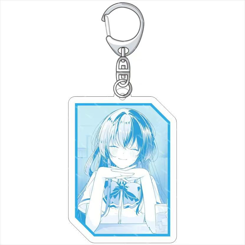 Anime Acrylic Keychain: 'How Could I Possibly Become Your Lover?'