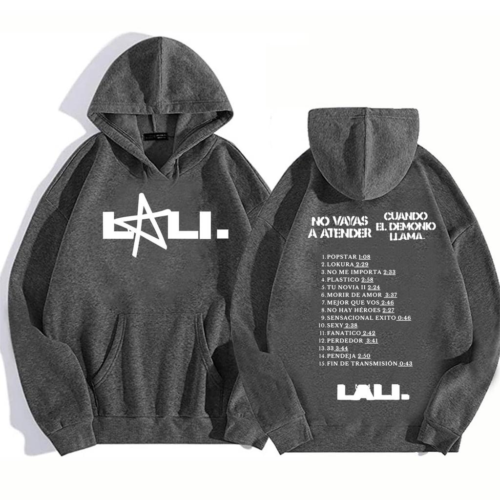 No Vayas a Atender Cuando El Demonio Llama Hoodie Harajuku Pullover Lali Esposito Tops Man Woman Sweatshirt Fans Gift