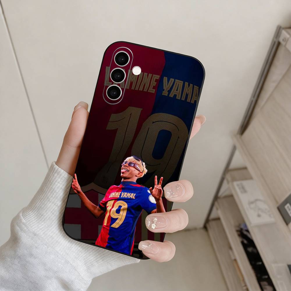 Lamine Yamal Phone Case For Samsung Galaxy A73,A72,A71,A70,A53,A52,A51,Others Soft Black Cover