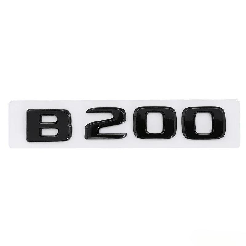 GWRA8 3D ABS Letters Decal Car Body Trunk Emblem Sticker for Mercedes Benz B180 B200 B220 B250 B260 Exterior Accessories