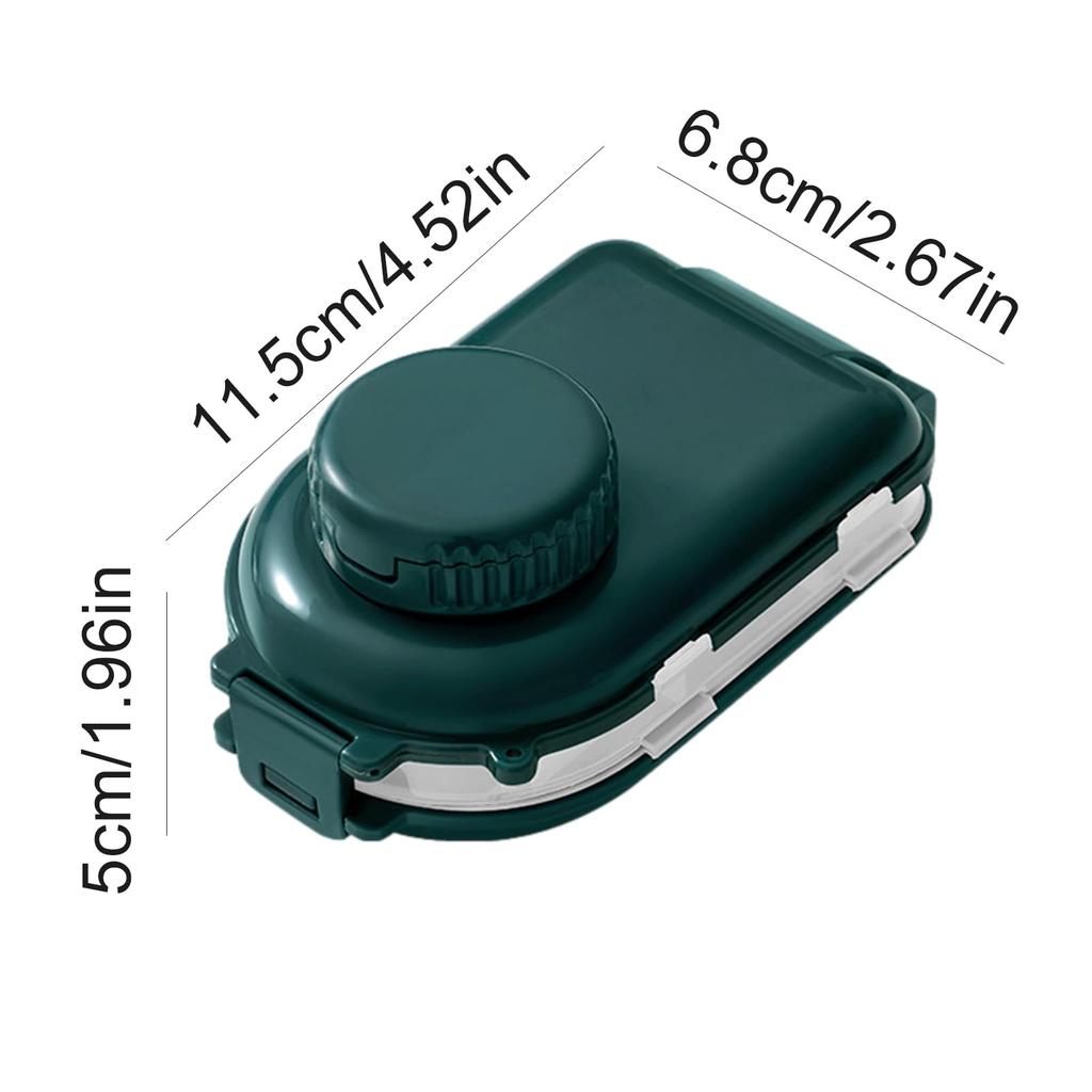 Dual-purpose Medicine Box Effortless To Use Supplies BPA Free Enhanced and Upgraded Version Pill Cutter And Storage Box