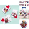 British Monarch Themed Party Supplies Colorful Paper Cutouts With Ribbon