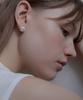 Alleun 14K Freshwater Pearl Earrings 3Mm 4Mm 5Mm 6Mm 8Mm 10Mm 12Mm