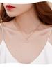 Elegant Snowflake Necklace for Women - Luxurious Ice Flower Pendant, Perfect Christmas Gift for Girlfriend.