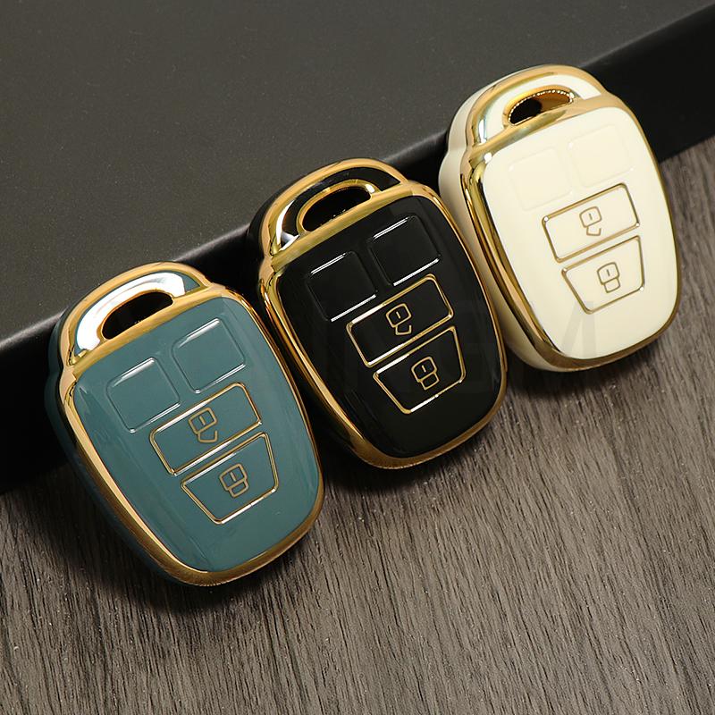 TPU 2/3/4 ButtonsCar Key Cover Case For Toyota Camry Prius Corolla RAV4 Sienna 2014 2015 Shell Fob Protected Holder Accessories