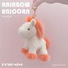 Sternen Einhorn Plüschtier, Cartoon Tier Großes Pferd Puppe, Kinder Geburtstagsgeschenk für Mädchen, Schlafzimmerdeko Weiches Kissen, 30cm