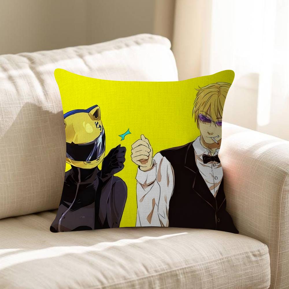 Anime DuRaRaRa Pillow Cushion Cover Pillowcase Living Room Sofa Home Decor Customized