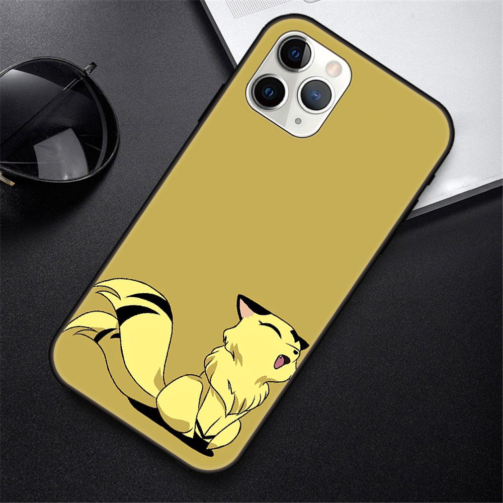 Phone Case For IPhone 12 Mini 11 Pro XR X MAX SE XS 5 6 S 7 8 E Plus 13 Black Cover Funda Fashion Waterproof Tpu Bumper Inuyasha