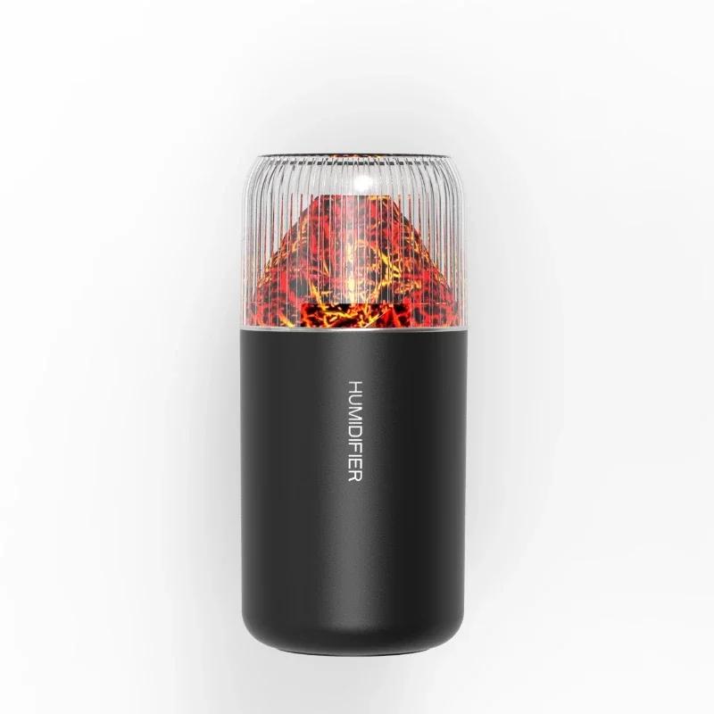 

USB Mini Air Humidifier Car Mist Spray Maker Aroma Essential Oil Diffuser Purifier Colorful Night Light for Home Bedroom чорний