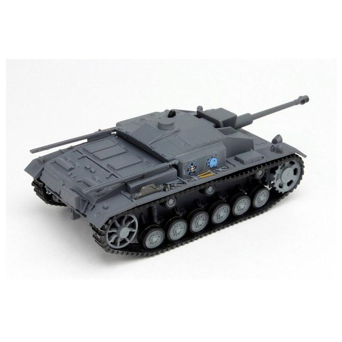 Platz Girls und Panzer Movie Hand-to-Hand Tank Road Collection 1/72 Type 3 Assault Gun F Kabasan Team