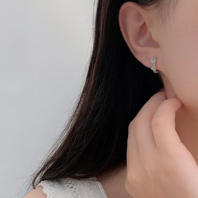 Glue Butterfly Ear Buckle Cool Style Texture Literary Retro Personality Fashionable Ear Buckle