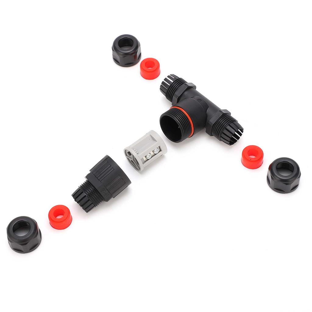 Kabelverbinder IP68 Wasserdicht PA66 Schwer entflammbar Draht-zu-Draht Lampenzubehör CDF‑200/3T