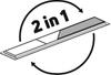 Odpływ Liniowy Podłogowy 70 Cm - Odwracalny Nero Kos N07D