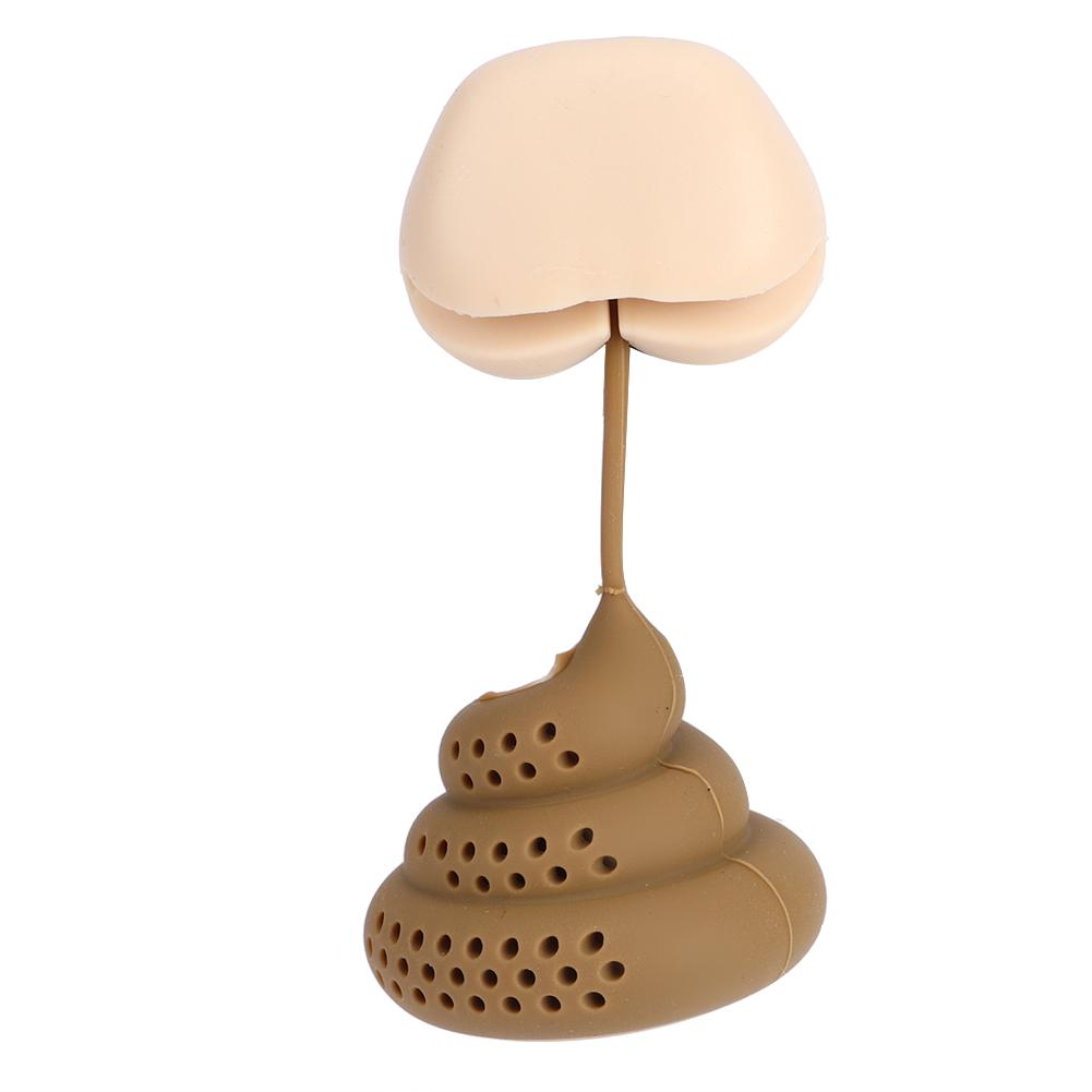 Lustiges Teesieb Innovative Form Silikon Tee-Ei Filter Heimküchenbedarf