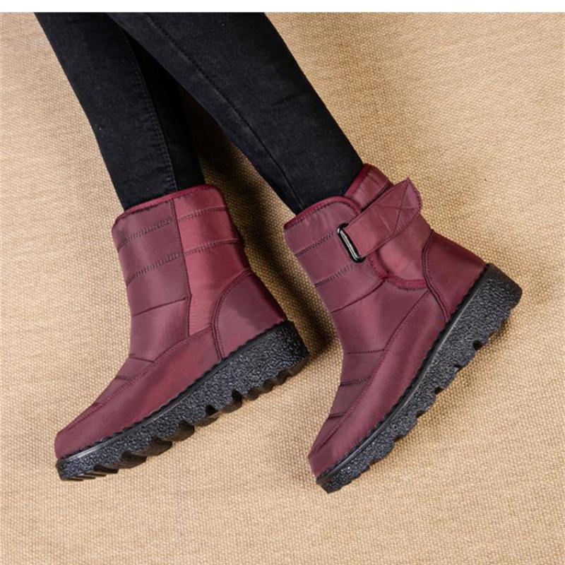 2026 Boots Women Non Slip Waterproof Winter Snow Boots Platform Shoes for Women Warm Ankle Boots Cotton Padded Shoes