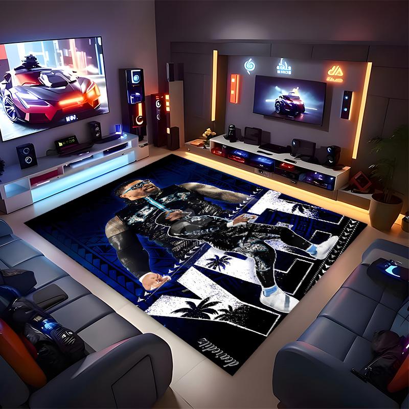 Jey Uso Yeet Printed Absorbent Washable Carpet,Non-Slip Bathroom Mats,Kitchen Rugs,Living Room Entrance,Camping Picnic Rugs