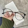 Fashion Clear Lens Anti Blue Light Reading Glasses for Men Women Portable Presbyopia Eyewear Round Frame Hyperopia