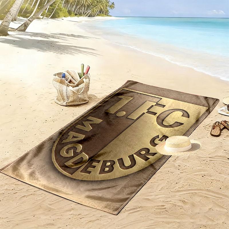 FCM Glory Print Beach Towel, Large Soft Quick Dry Towel for Beach Camping Swimming