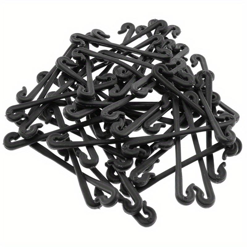 50/100pcs Plant Vine Tied Buckle Kiwi Grape Vine Fastening Clip Vegetable Flower Fixed Lashing Hook Trellis for Climbing Plants