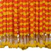 1.5m Marigold Garland Long Strands Artificial Fake Plant  for Halloween Day of The Dead