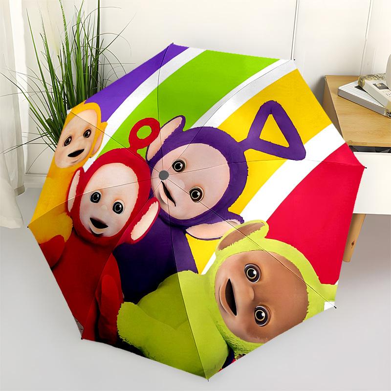 

Teletubbies, colorful Automatic Opening and Closing, 8 rib Structure Portable Umbrella, Suitable for Men and Women in All Seasons Perfect G