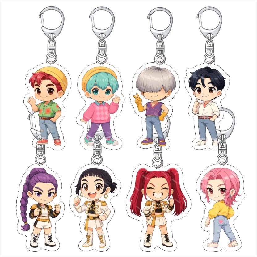 K-POP: Monster Hunt Acrylic Keychain KPop Demon Hunters Acrylic Pendant