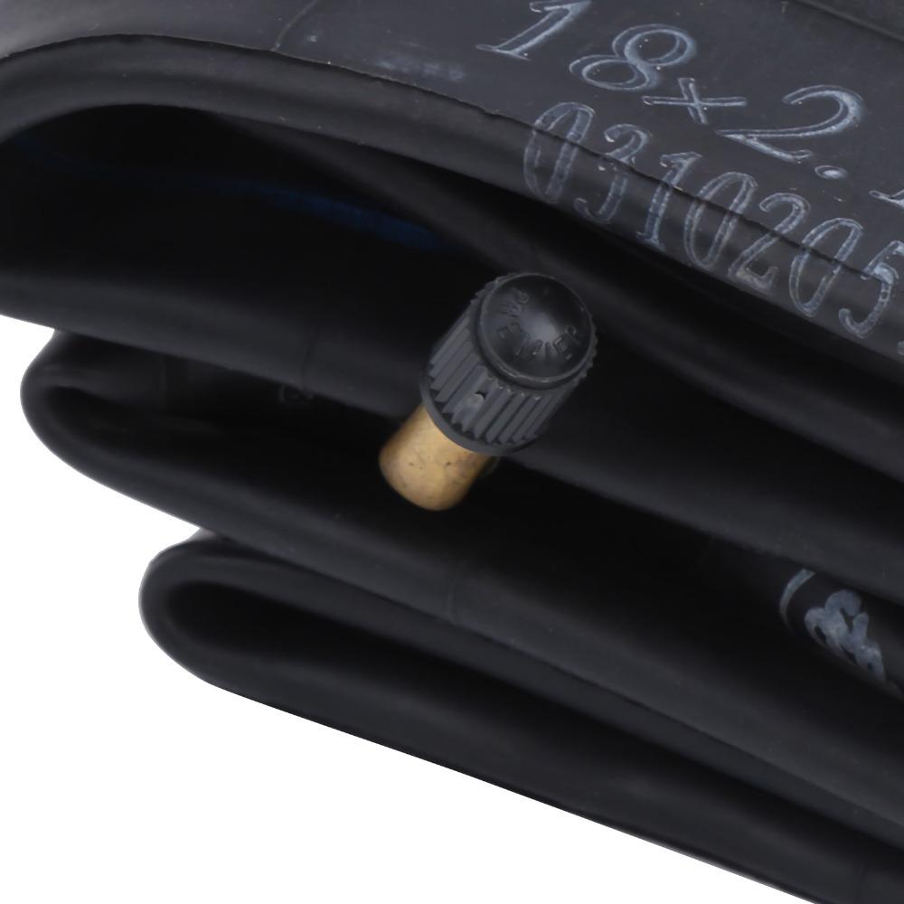 2 Stück Butylkautschuk Schlauch Ersatz 18x2.125 Zoll Fahrrad Ersatzschläuche Fahrradwartung