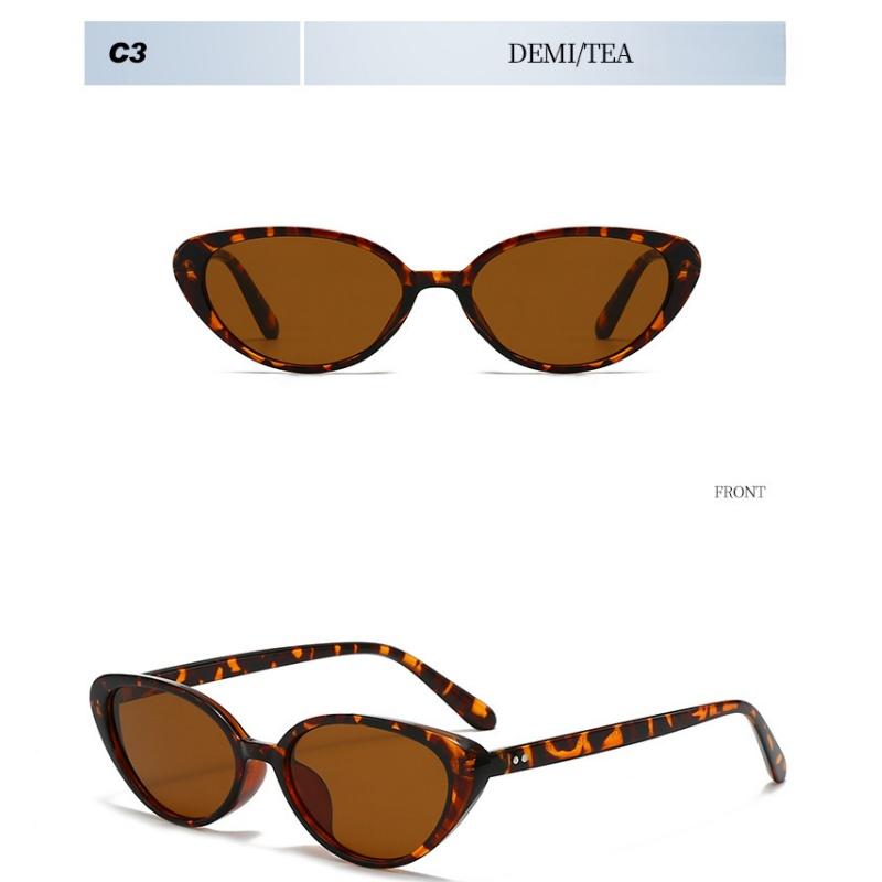 Women's sunglasses, simple small frame cat eye sunglasses.