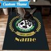 Custom Name Maccabi Football Crest Rug Game Carpet, Floor Mat for Bedroom Living Room Entryway Rug, Home Decor Idea Gift for Christmas birthday