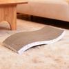 Cat Scratching Post No-Shedding High-Density Corrugated Paper Wave Shape Design Household Cat Scratcher
