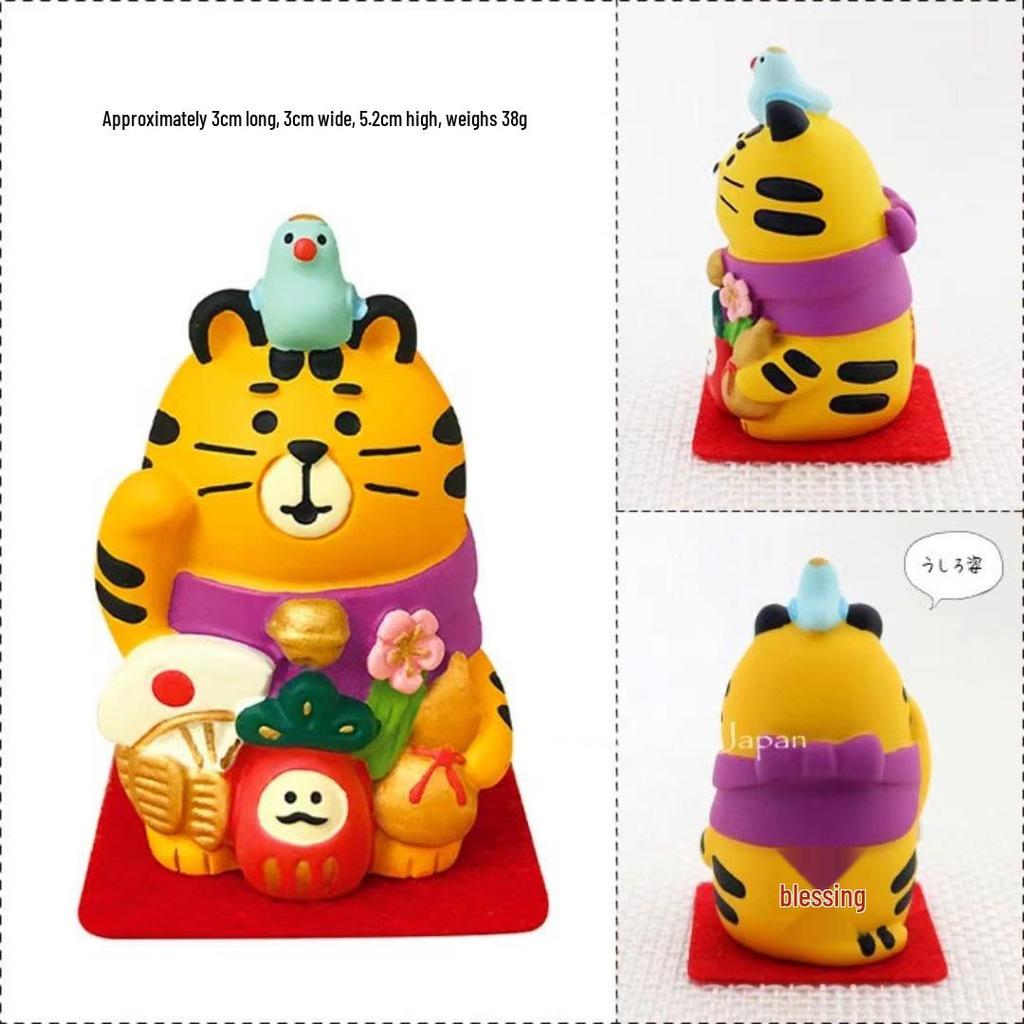 Lucky Cat Feng Shui Ornament for Home, Office, Car, or Store Decoration