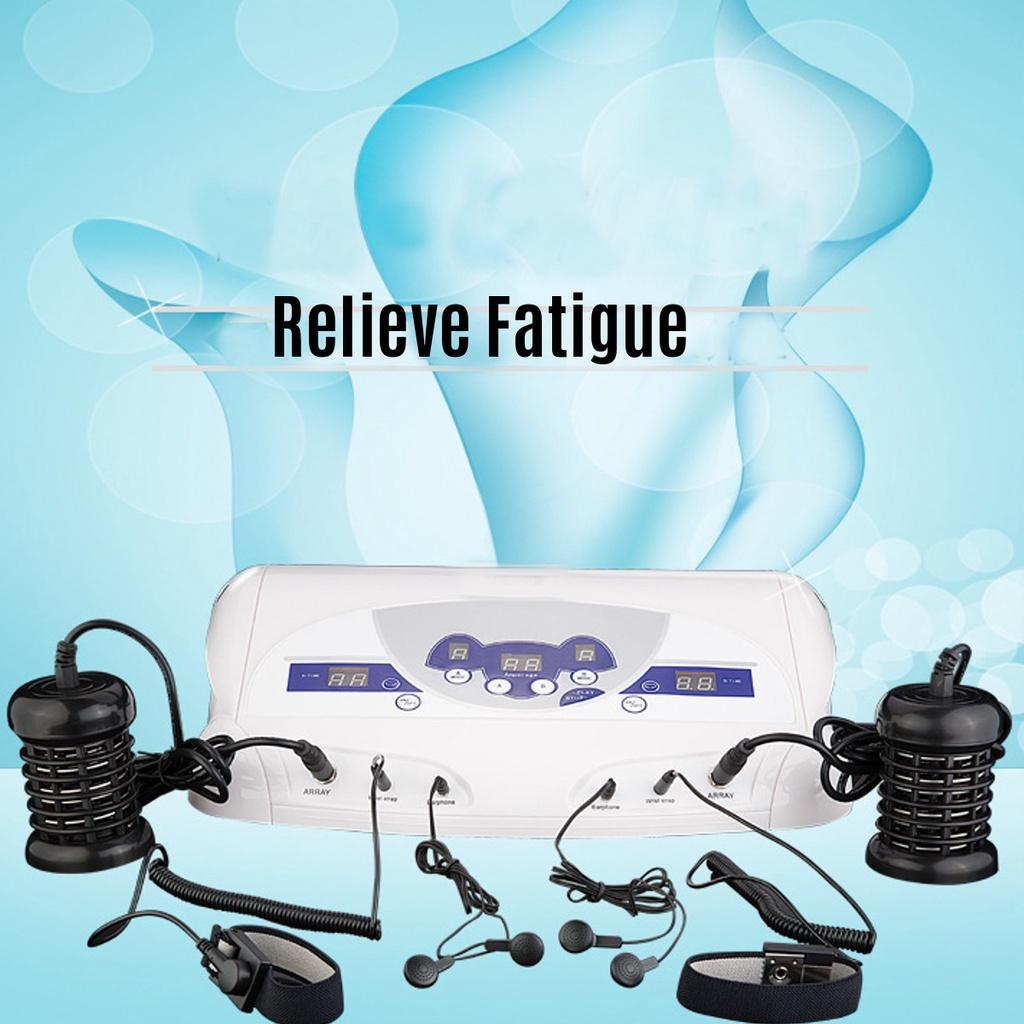 Dual Music Foot Spa Machine AC 110V/220V MP3 Bath Arrays Ion Cleanse Ionic Device Health Care Tools 60W