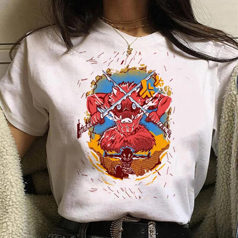 Demon Slayer Kimetsu No Yaiba Unisex T Shirt Women Unisexga Funny Y2K Unisex T Shirt Girl Funny Clothing Aesthetic Clothes
