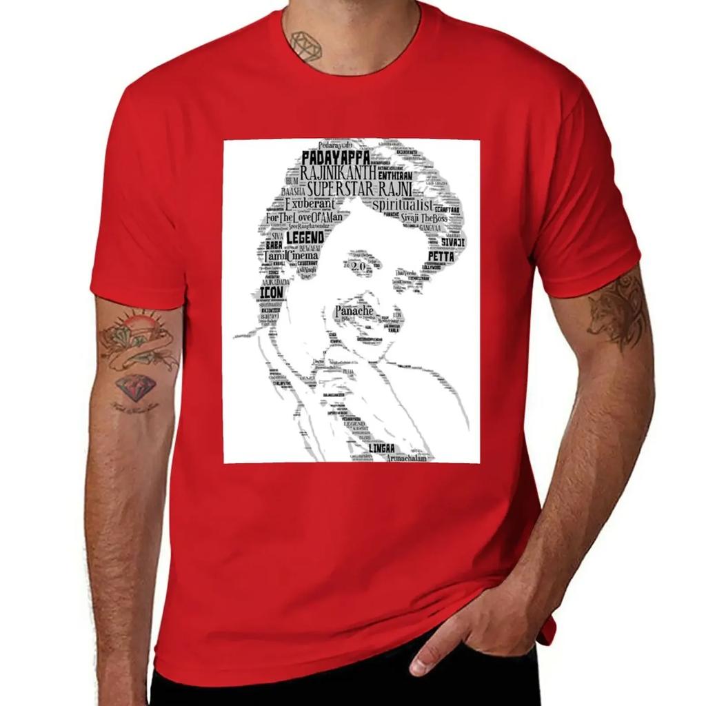 Rajinikanth T-Shirt summer tops plus size tops men graphic t shirts