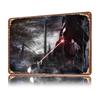 Póster de Mass Effect Retro D Placas Metálicas Impresas Colgante de Pared Personalizado Regalo para Decoración de Sala de Juegos Artículos Decoración de Baño