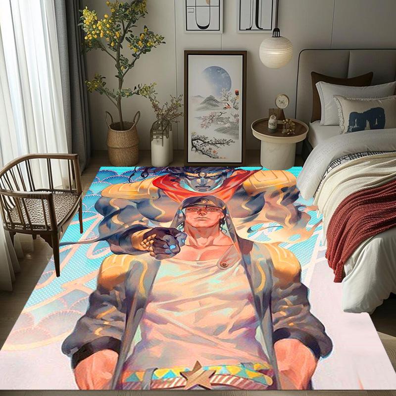 JoJo's Bizarre Adventure: Epic Characters Vibrant Art carpet Living room and bedroom mats printing Christmas gifts Fashion Art