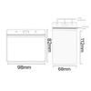 Black Zinc Alloy Waterproof Retractable Badge and Card Holder