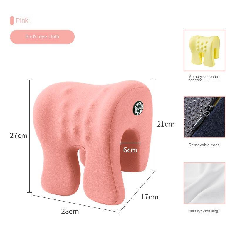 Neck Support Office Rest Lunch Break Orthopedic Student Desk Sleeping Memory Foam Nap Pillow For Travel Headrest