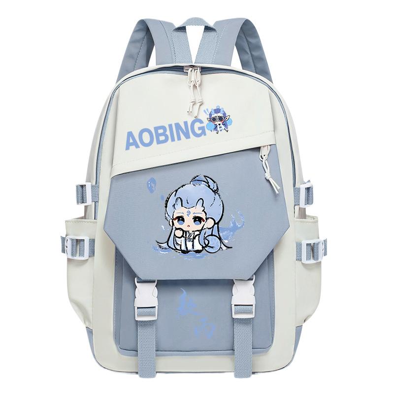 2025 High-value and large-capacity Aobing surrounding Nezha 2 printing leisure students to reduce the burden of schoolbags and backpacks