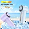 2026 Rechargeable USB Mini Handheld Fan with Digital Display – Powerful, Portable, and Compact for Outdoor Use