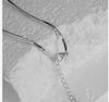 2024 Fall/Winter Light Luxury Black Agate Irregular Necklace: High-End Adjustable Long Minimalist Sweater Chain