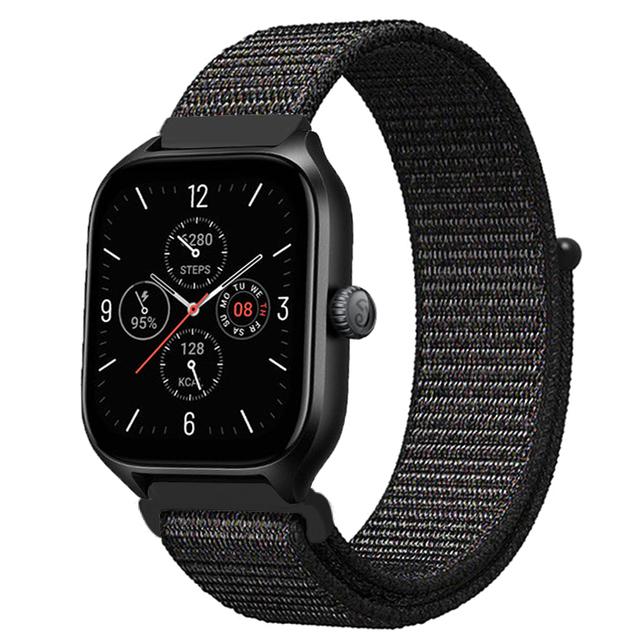 20mm 22mm Nylon Loop Band For Amazfit GTS 4/3/3pro/2e/GTS 2 Mini/GTR 4 47mm/GTR 2/Stratos 2 3 Strap For Amazfit Bip 3 Pro Correa