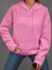 Damen Übergröße Herbst/Winter Casual 3D Buchstaben Jacquard Rundhals Pullover Sweatshirt