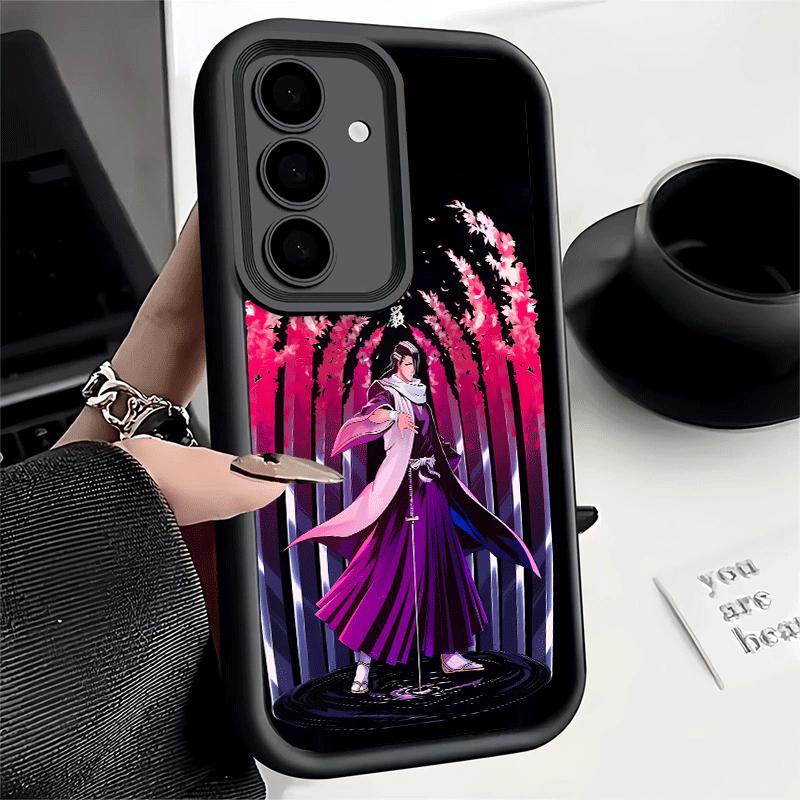 Phone Case for Samsung Galaxy A17 A16 A15 A14 A13 Bleach Kuchiki Byakuya A56 A36 A26 A55 A35 A25 A54 A34 A24 A53 A33 A23 A07 A06