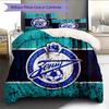 FC Zenit Saint Petersburg Pattern Bedding Quilt Set Home Decoration Gift (1 * Duvet Cover + 2 * Pillowcase Without Core)
